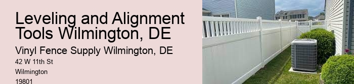 Leveling and Alignment Tools Wilmington, DE